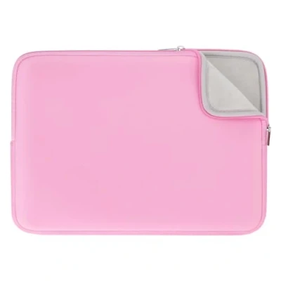 Image of RAINYEAR 14 Inch Laptop Sleeve Protective Case Soft Lining Padded Carrying Bag Compatible with 15&quot; Macbook Air M2 2023 A2941 14&quot; Notebook Computer Ultrabook Chromebook(Pink,Upgraded Version)