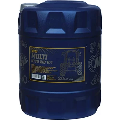 Image of Mannol 20 Litre Multi UTTO WB 101 Tractor Transmission Oil API GL 4 Universal All Season Mineral Based