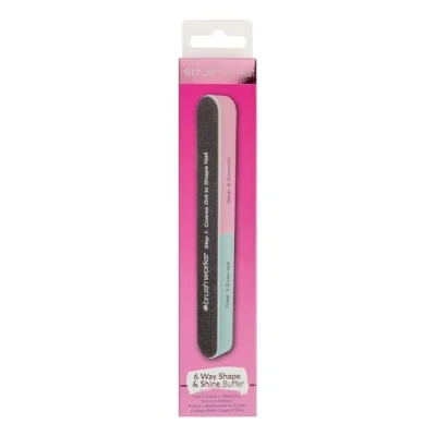 Image of Brushworks 6 Sided Nail File Shape &amp; Shine