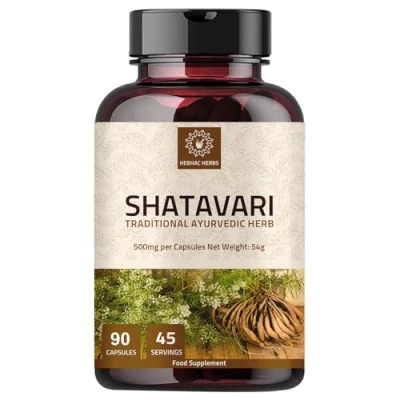 Image of Shatavari Capsules for Women Herbal Supplement (90 Capsules) Non GMO, Gluten Free, 1000mg, 90 Vegan Caps