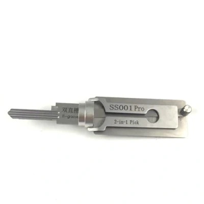 Image of SS001 Tools Lock Pick Tool for Double Groove Door Lock,Pro 2 in 1 Decoder and
