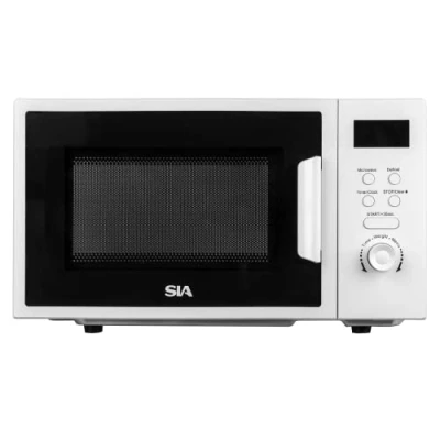 Image of SIA FDM21WH 20L White Microwave, Digital Display, 700W, 8 Auto Functions 5 Power Levels 245mm Turntable, 2 Years Parts and Labour Guarantee