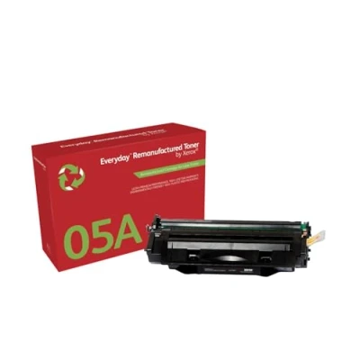 Image of Xerox Compatible Black Toner Cartridge for Use in HP LJ P2035/P2055 Equivalent to 05A/CE505A