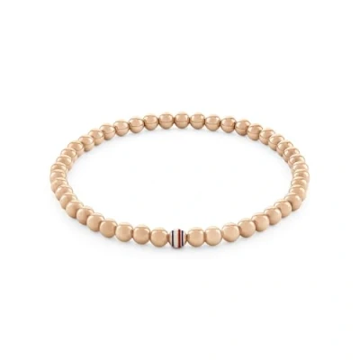 Image of Tommy Hilfiger Jewelry Women&#039;s Beaded Bracelet in Carnation Gold 2780939