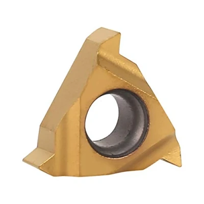 Image of 10pcs 1/4&quot; CNC Carbide Insert Cutter, 11ER A60 Diamond Shape Lathe Cutter Turning Tool