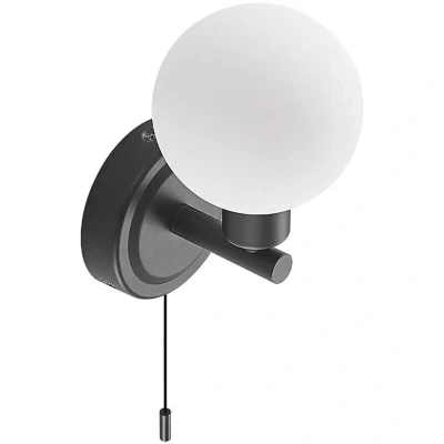 Image of Lindby Zaniba wall light, black