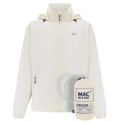 Image of Mac in a Sac Origin II Waterproof Packable Jacket for Men &amp; Women Ivory XXS