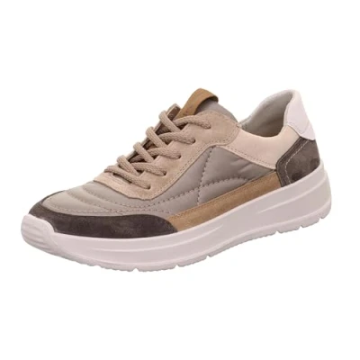 Image of Legero Women&#039;s Sprinter Sneaker, Multicolour Beige (SONSTIGE) 9450, 3 UK