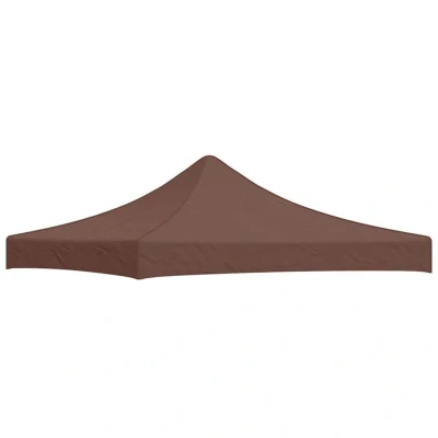 Image of vidaXL Party Tent Roof 3x3 m Brown 270 g/m²
