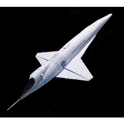 Image of NZPOST Film 2001: A Space Odyssey The Orion III Spaceplan DIY Handcraft Paper Model KIT