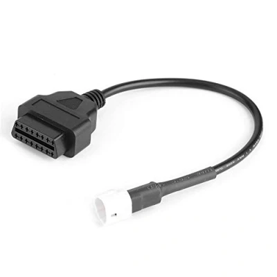 Image of Diagnostic Cable 3 Pin to On Board Diagnostics2 Fault Code Scanner Motorcycle Fit for X MAX N MT 125+yamaha obd plug