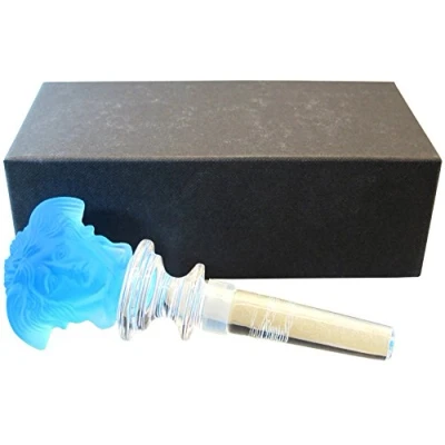Image of Rosenthal Versace bottle stopper in petrol from the Treasury collection