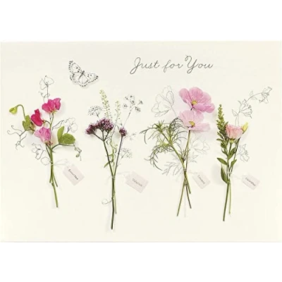 Image of UK Greetings Birthday Card for Her/Friend Beautiful Design, 178mm x 127mm