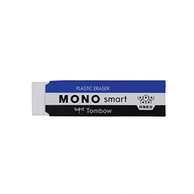 Image of Tombow Mono Smart Eraser, 9g, White, Rectangular, PVC, Finest Erasing
