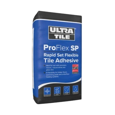 Image of UltraTile Proflex SP Rapid Setting S1 Single Part Flexible Tile Adhesive Grey