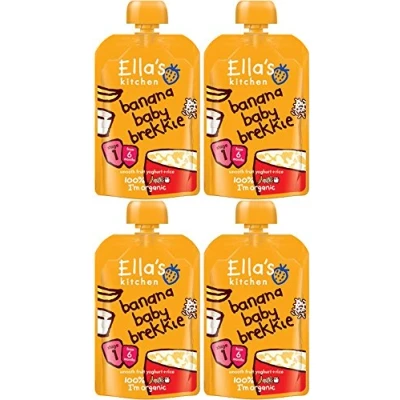 Image of (4 PACK) Ellas Kitchen Baby Brekkie Banana 100g 4 PACK BUNDLE