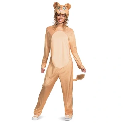 Image of Disney Animated Lion King Adult Nala Jumpsuit Fancy Dress Costume Large/X Large Brown