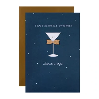 Image of Hallmark Birthday Card For Daughter Contemporary Cocktail Glass Design