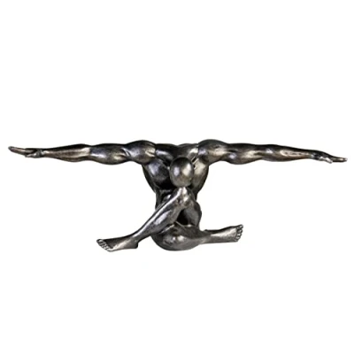 Image of Casablanca modernes Design Decorative Figurine, Resin, Silver Colours, Höhe 20 cm