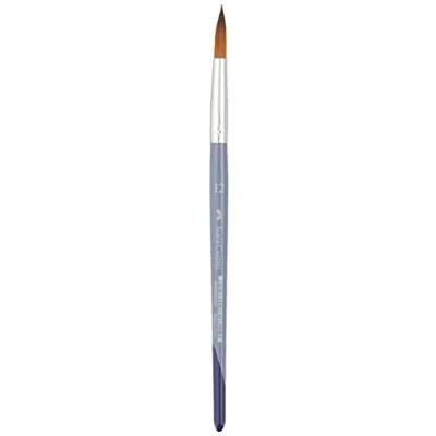 Image of Faber Castell Creative Studio Round Brush, Size 12, Blue