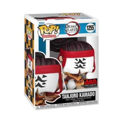 Image of Funko Pop Demon Slayer Tanjuro Kamado Hinokami Kagura Figure (AAA Anime Exclusive) (68862)