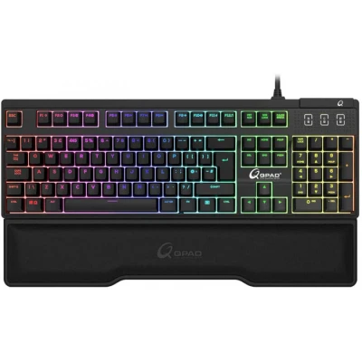 Image of Q PAD MK75 UK Mechanical Gaming Keyboard Black, Black