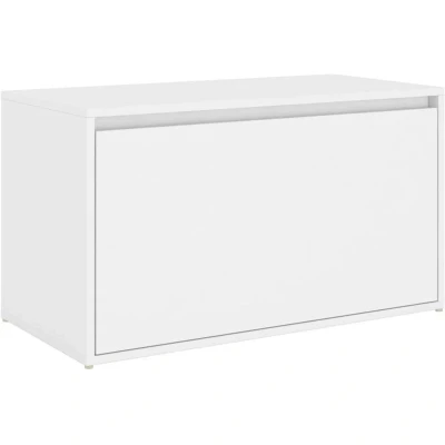 Image of vidaXL Hall Bench 80x40x45 cm White Engineered Wood