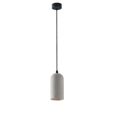 Image of Ando Dome Ceiling Pendant, Light Grey, E27