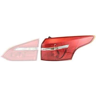 Image of 1868293, 2033123, F1EB13405DA Rear light HELLA 2SD 354 828 131 Left Outer section P21W, PY21W, W5W without bulbs with bulb holder