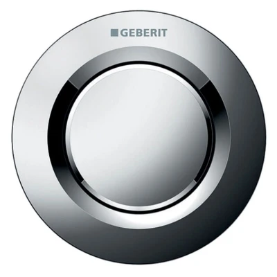 Image of Type 01 Single Flush Plate Button for 120mm and 150mm Concealed Cistern Gloss Chrome Geberit