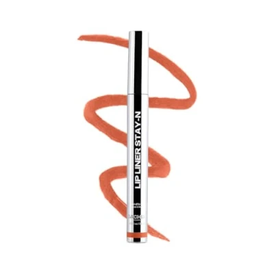 Image of Sacheu Lip Liner Stay N Peel Off Tattoo, Stain, Long Lasting Stain Off, Infused with Hyaluronic Acid &amp; Vitamin E, For All Skin Types, SINamon