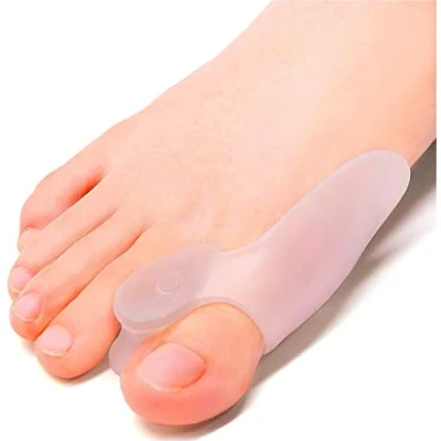 Image of PrettSole 2 Pairs Bunion Cushion Pads (1/2’’Thickness), Protector with Spacer to Separate Big Toe, Relief Gel Shield Relieve Pain, Treat Pain in Toe Joint