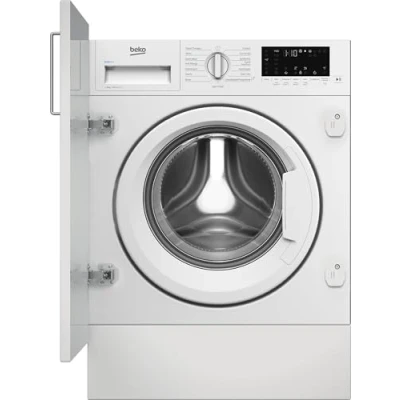 Image of Beko RecycledTub® WTIK94121F Integrated 9kg WiFi Connected Washing Machine with 1400 rpm White A Rated