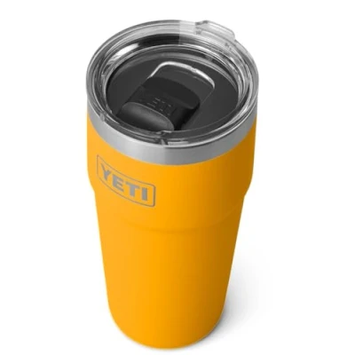 Image of YETI Rambler Cup, Vacuum Insulated Stainless Steel Stackable Cup with Magslider Lid, Beekeeper, 20 oz (591 ml)