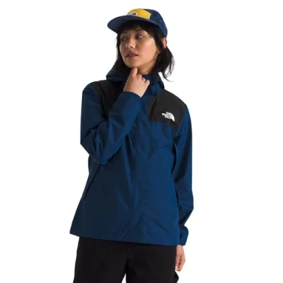 Image of The North Face Antora RAIN Jacket Waterproof jacket, Women&#039;s, Size: Small, Estate blue/black