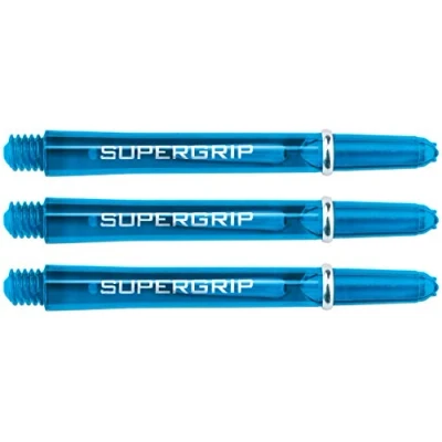 Image of Harrows Supergrip Dart Shafts Aqua Midi 5 Sets (15 Stems)