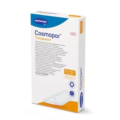 Image of Cosmopor Transparent Adhesive Film Dressings 10 cm x 25
