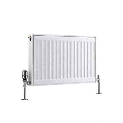 Image of Milano Compact White Type 21 Horizontal Double Panel Plus Convector Radiator 400mm x 600mm