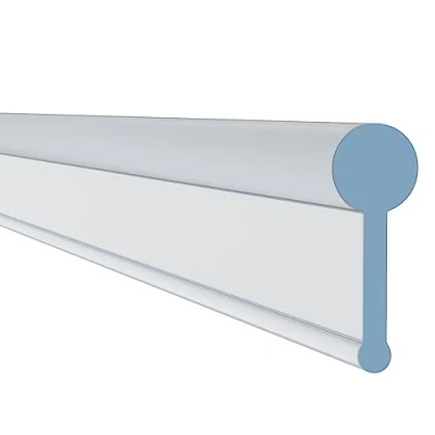 Image of HNNHOME Transparent Folding Glass Bath Shower Screen Door Seal Strip 1 Meter