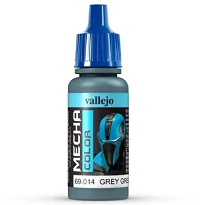 Image of Vallejo 17 ml &quot;AV Mecha Color&quot; Acrylic Airbrush Colour Grey Green
