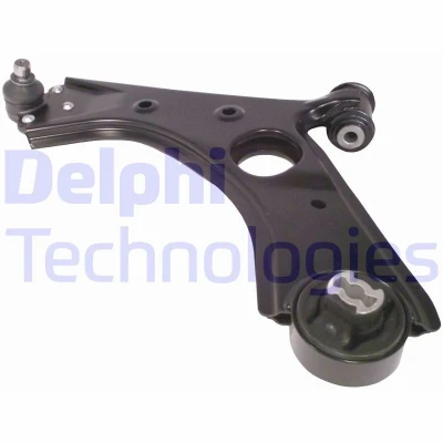 Image of 51810665 Suspension Arm DELPHI TC2484 with ball joint Left, Lower Trailing Sheet Steel FIAT: Doblo II Box Body / Estate, Estate