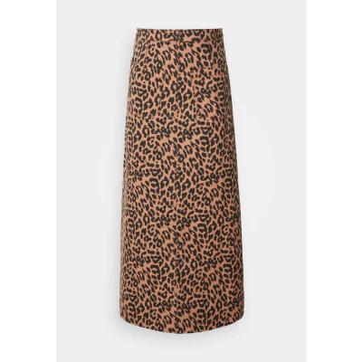 Image of Lollys Laundry Skirt Denim skirt, Women&#039;s, Size: Medium, Brown/black
