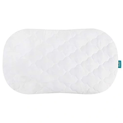 Image of Bassinet Mattress Cover Compatible with Halo Bassinest Swivel Sleeper Only, Waterproof and Soft White