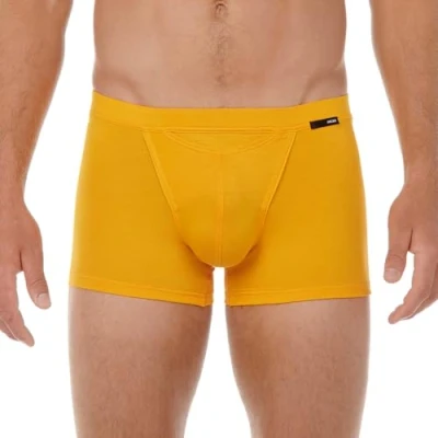 Image of HOM Men&#039;s Boxer Confort HO1 Tencel Soft Briefs, Moutarde, S