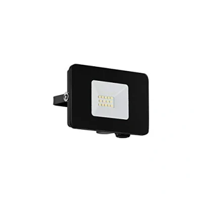 Image of EGLO Faedo 3 LED outdoor spotlight in black, 10 W