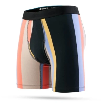 Image of Stance Indifferent Boxer Briefs Mens Striped Patterned Underwear Shorts Large Multicolor