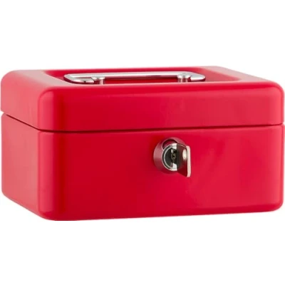 Image of Sax Cash Box B 15.2 x H 8 T 11.5 cm red