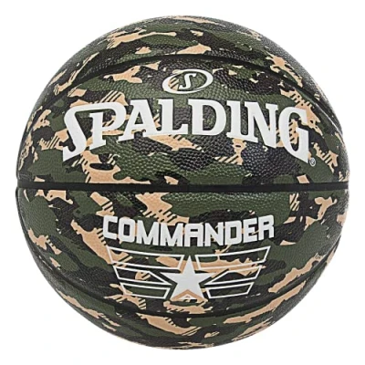 Image of Spalding Unisex Adult Commander Sz7 Ball, Camo, 7