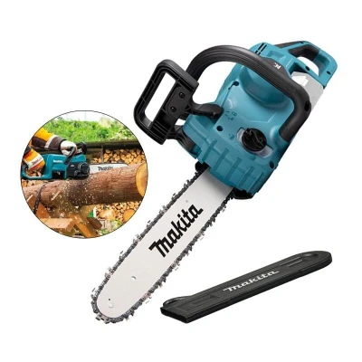 Image of DUC357Z 18v Cordless Chainsaw Brushless lxt 350mm 35cm Cutting Guard Body Makita