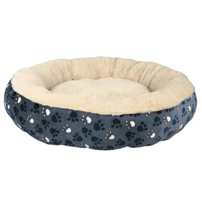 Image of Trixie Tammy Dog Bed, 70 cm, Blue/Beige